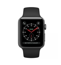 Apple Watch Series 3 LTE 42mm Space Gray / Black Band – MQK22