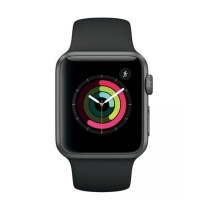 Apple Watch Series 3 GPS 38mm Space Gray / Black Band – MQKV2